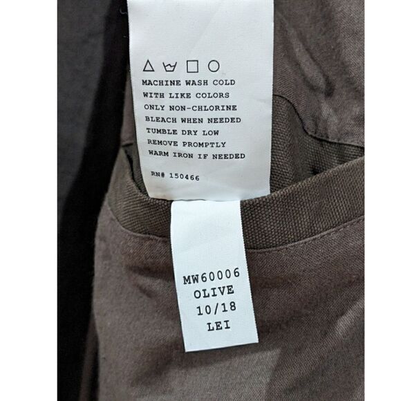 NWT ALESBURY Cotton Canvas Arlo Work Jacket Olive Size XXL - Picture 12 of 12